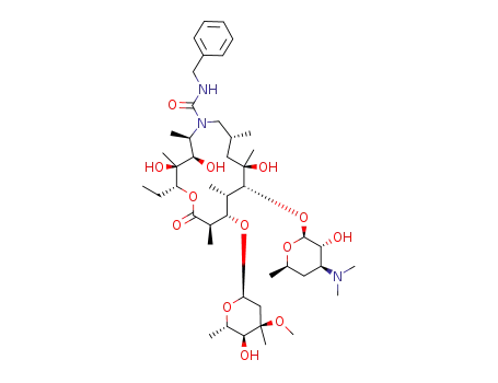 Molecular Structure of 166036-08-4 (C<sub>45</sub>H<sub>77</sub>N<sub>3</sub>O<sub>13</sub>)