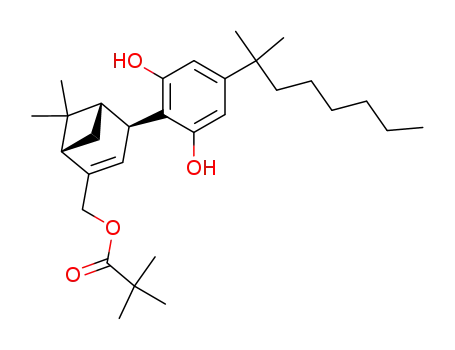 2,2-Dimethyl-propionic acid (1S,4S,5S)-4-[4-(1,1-dimethyl-heptyl)-2,6-dihydroxy-phenyl]-6,6-dimethyl-bicyclo[3.1.1]hept-2-en-2-ylmethyl ester