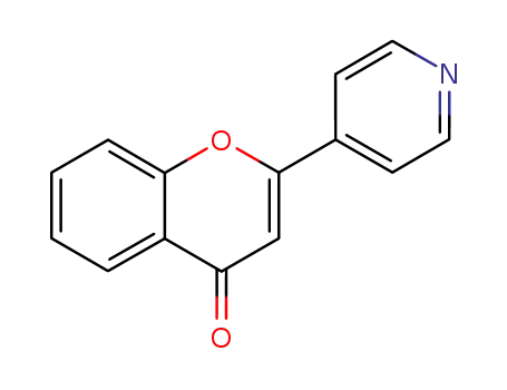 Molecular Structure of 3034-16-0 (2-pyridin-4-ylchromen-4-one)