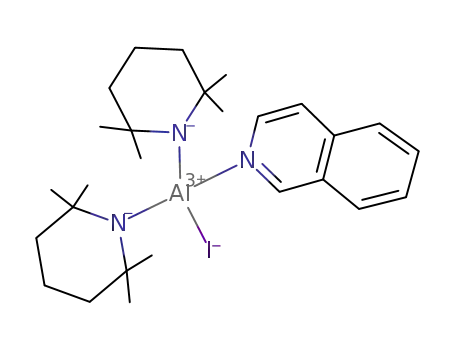 Molecular Structure of 211381-78-1 ((2,2,6,6-tetramethylpiperidino)2AlI(isoquinoline))