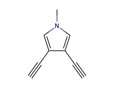 Molecular Structure of 166756-37-2 (1H-Pyrrole, 3,4-diethynyl-1-methyl- (9CI))