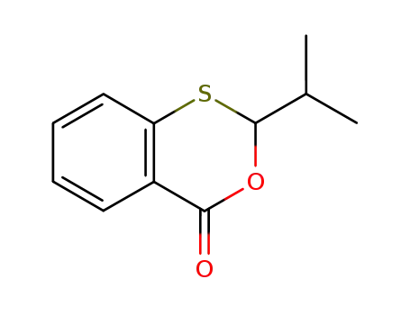 Molecular Structure of 94442-82-7 (2-(propan-2-yl)-4H-3,1-benzoxathiin-4-one)