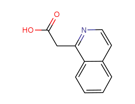 Molecular Structure of 855292-39-6 (2-(ISOQUINOLIN-1-YL)ACETIC ACID)