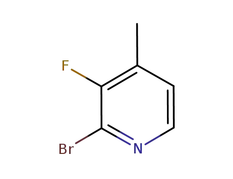 Molecular Structure of 884494-37-5 (2-BROMO-3-FLUORO-4-PICOLINE)