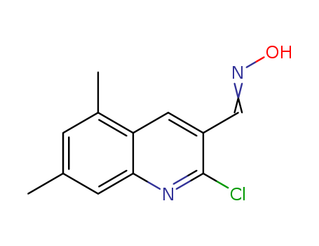 N-[(2-chloro-5,7-dimethylquinolin-3-yl)methylidene]hydroxylamine(1356485-81-8)