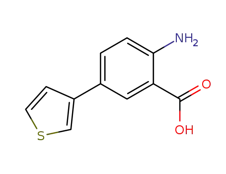 Benzoicacid, 2-amino-5-(3-thienyl)-