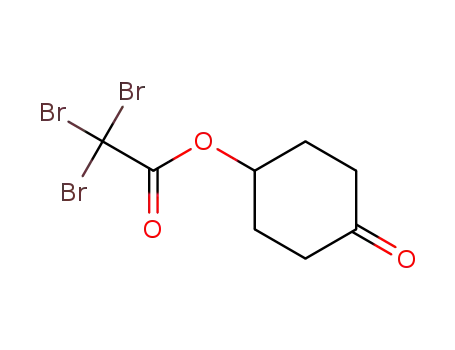 Molecular Structure of 1361557-28-9 (4-oxo-cyclohexyl tribromoacetate)