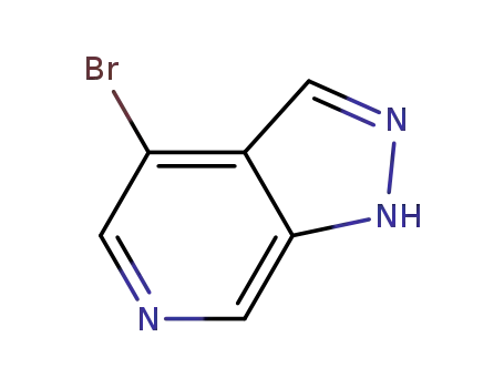 Molecular Structure of 1032943-43-3 (4-Bromo-1H-pyrazolo[3,4-c]pyridine)