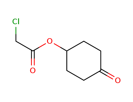 Molecular Structure of 1361557-20-1 (4-oxo-cyclohexyl chloroacetate)