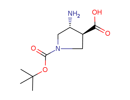 1,3-Pyrrolidinedicarboxylicacid, 4-amino-, 1-(1,1-dimethylethyl) ester, (3R,4R)-