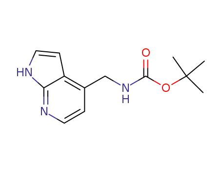 Molecular Structure of 956485-62-4 (TERT-BUTYL(1H-PYRROLO[2,3-B]PYRIDIN-4-YL)METHYLCARBAMATE)