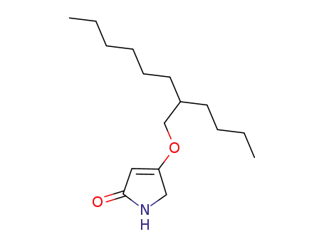 Molecular Structure of 914275-86-8 (4-(2-butyloctyloxy)-1,5-dihydropyrrol-2-one)
