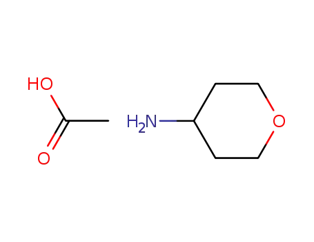 Molecular Structure of 1005498-91-8 (4-Aminotetrahydro-2H-pyran acetate)