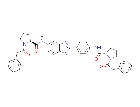 (2S)-1-(phenylacetyl)-N-{4-[5-({[(2S)-1-(phenylacetyl)pyrrolidin-2-yl]carbonyl}amino)-1H-benzimidazol-2-yl]phenyl}pyrrolidine-2-carboxamide