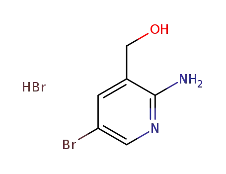 Molecular Structure of 443956-55-6 ((2-AMINO-5-BROMOPYRIDIN-3-YL)METHANOL HYDROBROMIDE)