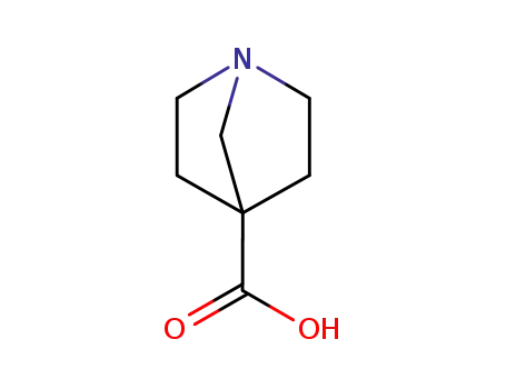 Molecular Structure of 119103-15-0 (1-AZABICYCLO[2.2.1]HEPTANE-4-CARBOXYLIC ACID)