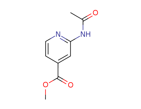 4-Pyridinecarboxylicacid,2-(acetylamino)-,methylester(9CI)