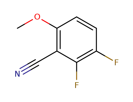Molecular Structure of 221202-34-2 (2,3-DIFLUORO-6-METHOXYBENZONITRILE)