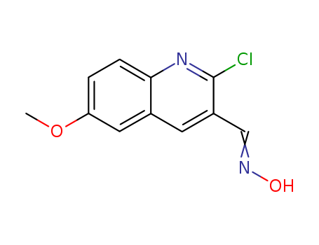2-Chloro-6-methoxy-3-quinolinecarbaldehyde oxime