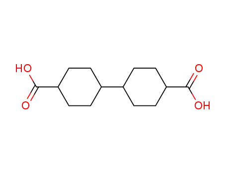 Molecular Structure of 1459-29-6 (trans,trans-bicyclohexyl-4,4'-dicarboxylic acid)