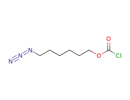 Molecular Structure of 1346453-80-2 (6-azidohexyl carbonochloridate)