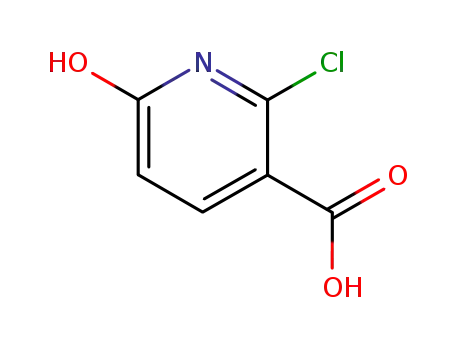 Molecular Structure of 38025-90-0 (2-Chloro-6-hydroxynicotinic acid)