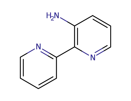 Molecular Structure of 105166-53-8 ([2,2'-Bipyridin]-3-amine)