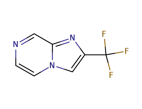 Molecular Structure of 109113-96-4 (2-(TRIFLUOROMETHYL)IMIDAZOL[1,2-A]PYRAZINE)
