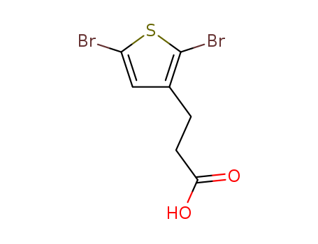 3-Thiophenepropanoicacid, 2,5-dibromo-