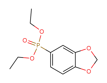 Phosphonic acid, 1,3-benzodioxol-5-yl-, diethyl ester