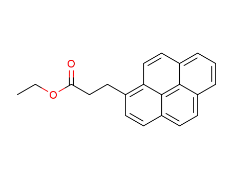 Molecular Structure of 83671-44-7 (3-(pyrene-1-yl)propionic acid ethyl ester)