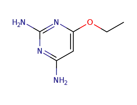 Molecular Structure of 116436-03-4 (2,4-DIAMINO-6-ETHOXYPYRIMIDINE)