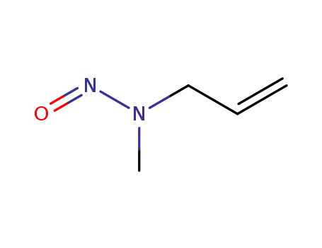 Molecular Structure of 4549-43-3 (N-METHYL-N-ALLYLNITROSAMINE)