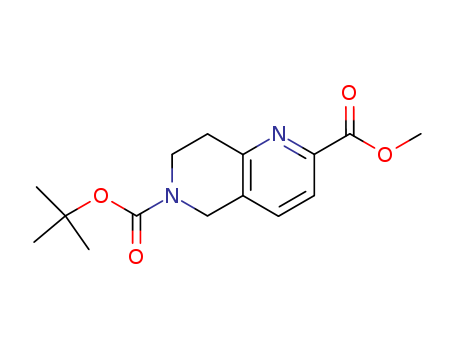 6-(tert-butyl) 2-methyl 7,8-dihydro-1,6-naphthyridine-2,6(5H)-dicarboxylate