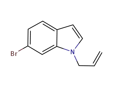 Molecular Structure of 945399-52-0 (6-bromo-1-(prop-2-en-1-yl)-1H-indole)