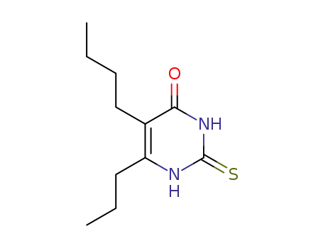 Molecular Structure of 100051-37-4 (5-butyl-6-propyl-2-thioxo-2,3-dihydropyrimidin-4(1H)-one)