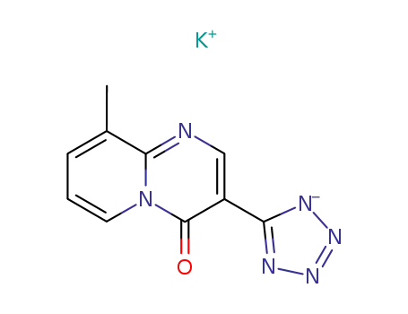 4H-Pyrido[1,2-a]pyrimidin-4-one, 9-methyl-3-(2H-tetrazol-5-yl)-, potassium salt (1:1)