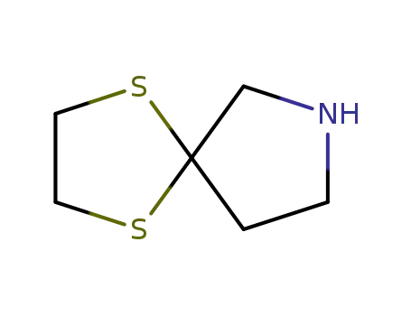 Molecular Structure of 1003-80-1 (1,4-DITHIA-7-AZA-SPIRO[4.4]NONANE)