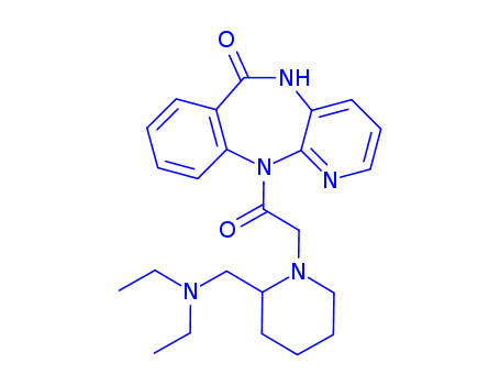 11-(2-(2-((Diethylamino)methyl)piperidin-1-yl)acetyl)-5H-benzo[e]pyrido[3,2-b][1,4]diazepin-6(11H)-one