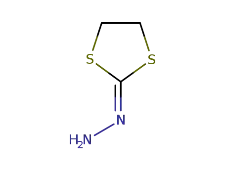 Molecular Structure of 147316-71-0 (1,3-dithiolan-2-ylidenehydrazine)