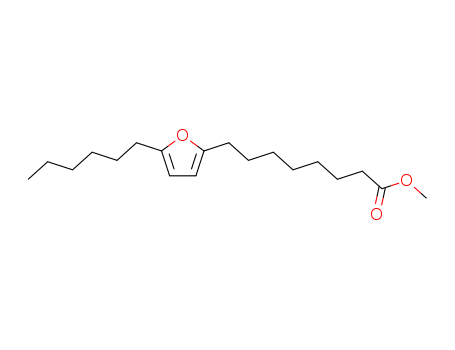 2-Furanoctanoic acid,5-hexyl-, methyl ester