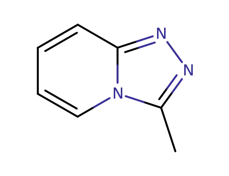 Molecular Structure of 1004-65-5 (3-Methyl-1,2,4-triazolo[4,3-a]pyridine)