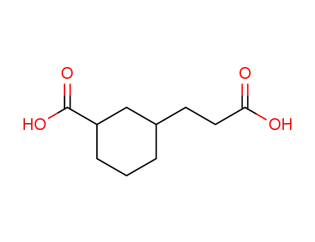 Molecular Structure of 10036-24-5 (3-(2-carboxyethyl)cyclohexanecarboxylic acid)