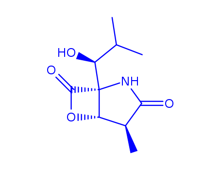 6-Oxa-2-azabicyclo[3.2.0]heptane-3,7-dione,1-[(1S)-1-hydroxy-2-methylpropyl]-4-methyl-, (1R,4R,5S)-