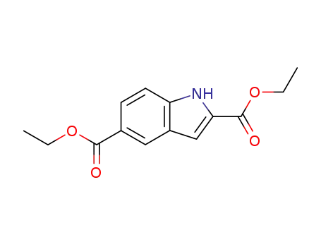 Molecular Structure of 127221-02-7 (5-ETHOXYCARBONYLINDOLE-2-CARBOXYLIC ACID ETHYL ESTER)