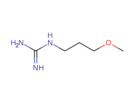 Molecular Structure of 100056-66-4 (1-(3-Methoxypropyl)guanidine)