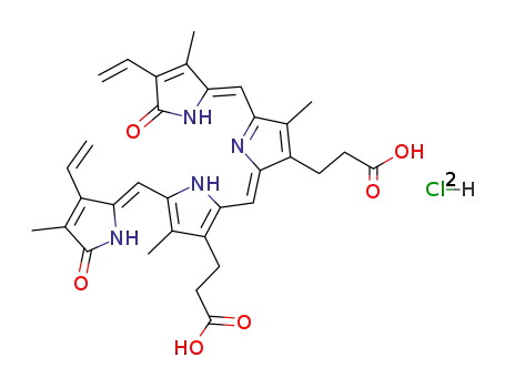 Molecular Structure of 55482-27-4 (BILIVERDIN DIHYDROCHLORIDE)