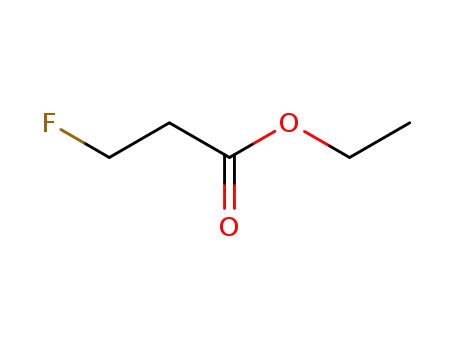 Molecular Structure of 10117-10-9 (3-Fluoropropionic acid ethyl ester)