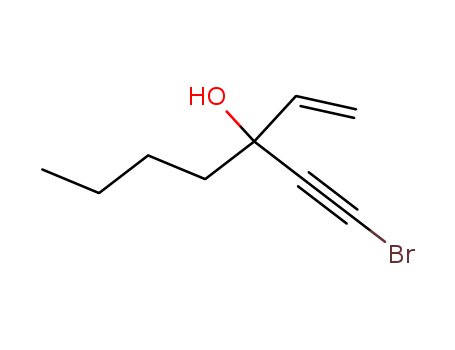 1-Hepten-3-ol,3-(2-bromoethynyl)-