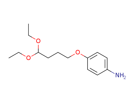 Butyraldehyde,4-(p-aminophenoxy)-, diethyl acetal (6CI)